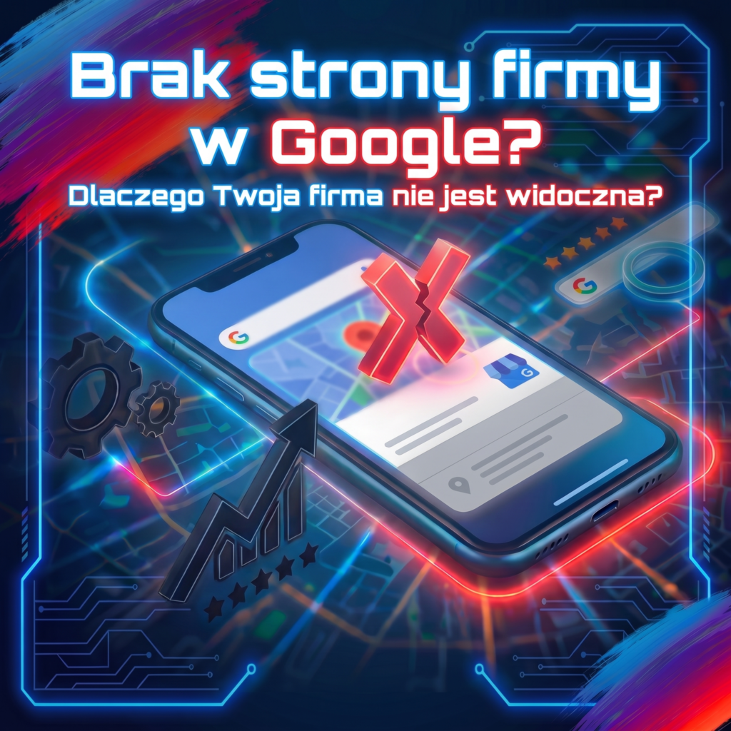 Brak strony firmy w Google – dlaczego