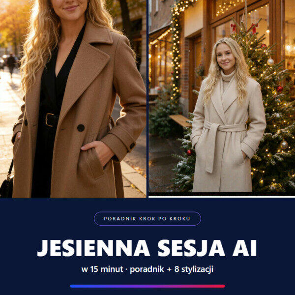 Jesienna sesja AI w 15 minut: poradnik + 8 stylizacji (damskie i męskie)